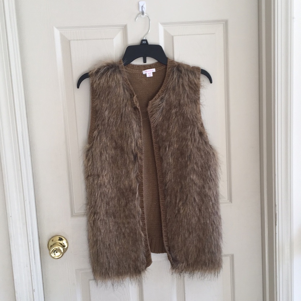Fuzzy Sweater Vest